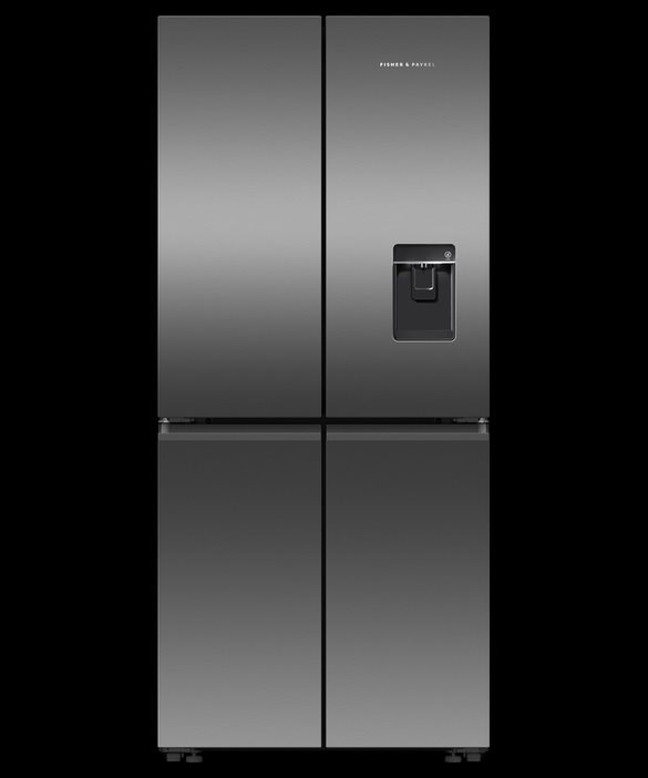 Fisher & Paykel Freestanding Quad Door Refrigerator Freezer, 79cm, 498L, Ice & Water, Model Number: RF500QNUB1 - RRP $2,899, - Serial Number: TYQC20042