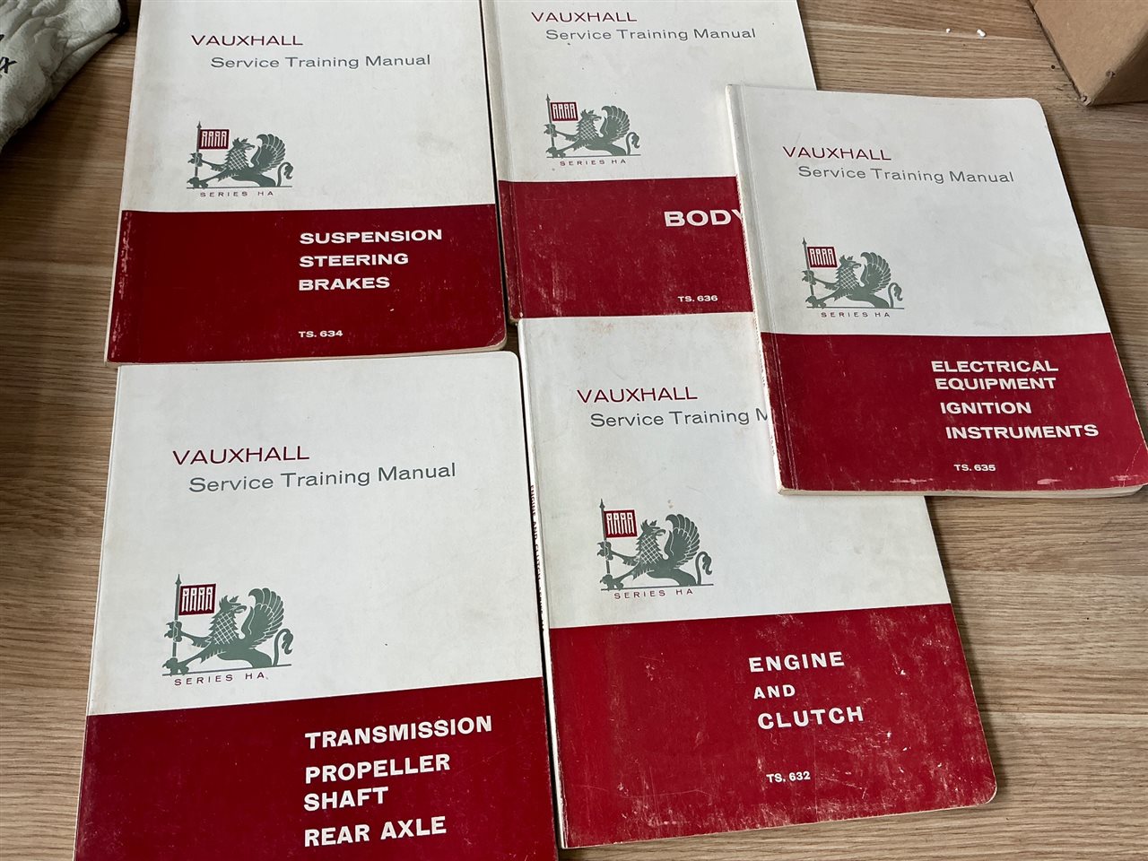 Vauxhall Service Training Manuals - Set of 5