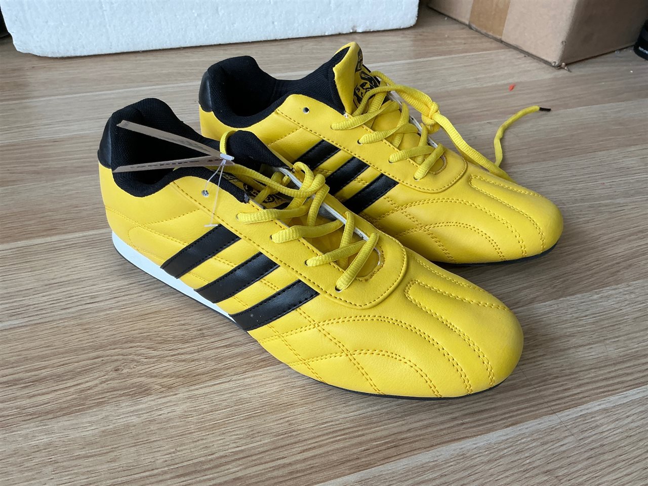 Adidas Yellow Sport Shoes - Size EUR 44 - USA -Size 9