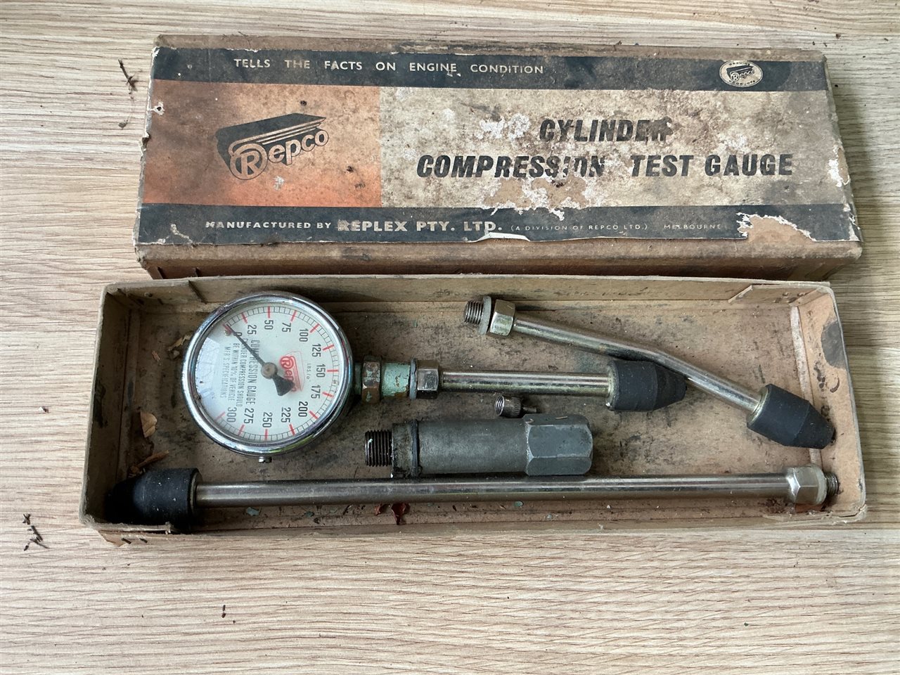 Repco Cylinder Compression Test Gauge