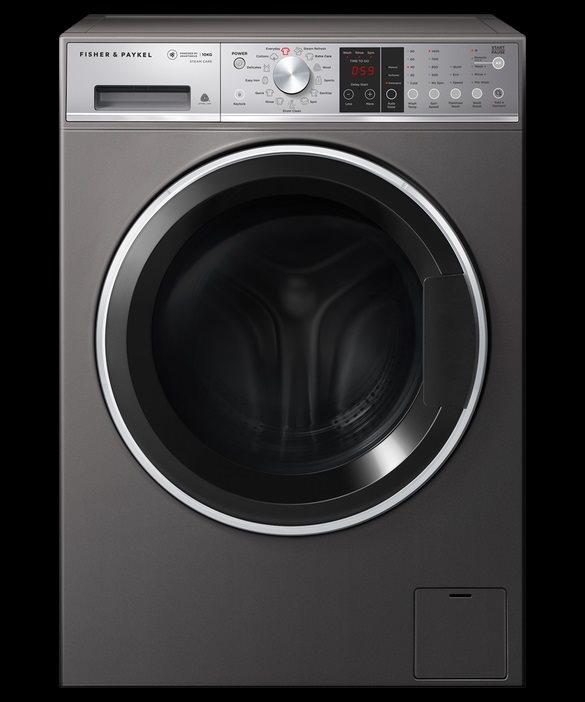 Fisher & Paykel 10kg Series 9 Steam Care Front Loader Washing Machine, Graphite, Model Number: WH1060SG1 - RRP $1,299
