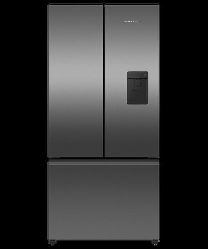 Fisher & Paykel 511L Series 7 French Door Refrigerator, Ice & Water, Black Stainless Steel, Model Number: RF505ANUB1 - RRP $2,599