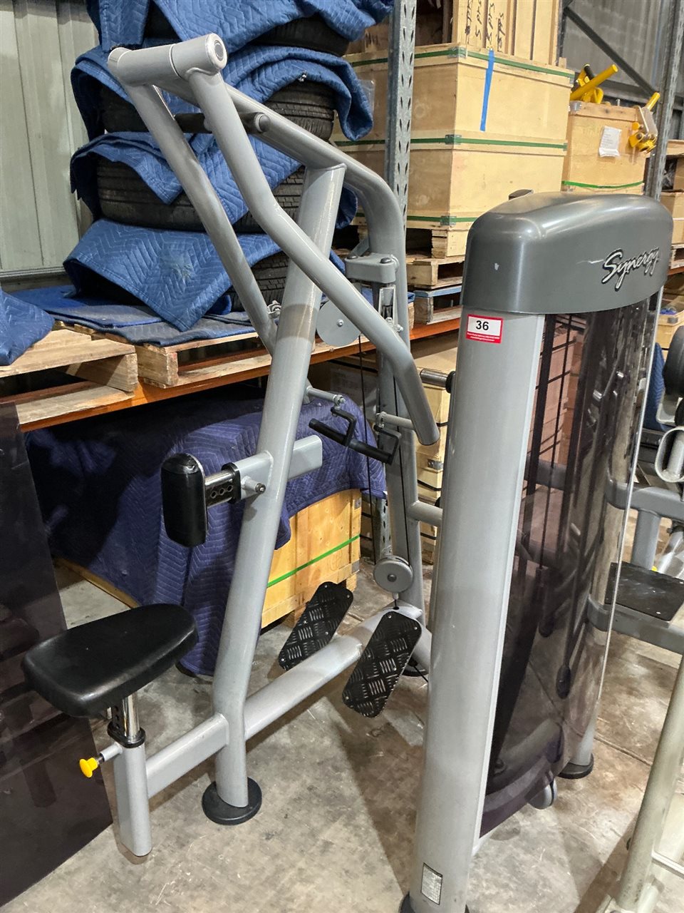Synergy Supported Row Machine, Pin-Loaded, By Calgym