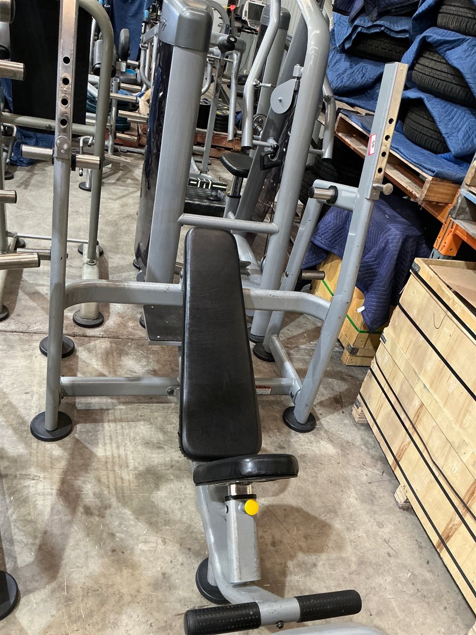 Olympic Incline Bench Press Station with Adjustable Uprights