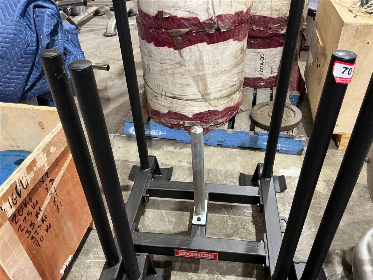 Ironedge Weight Sled, Steel Frame with Twin Uprights and Loading Post