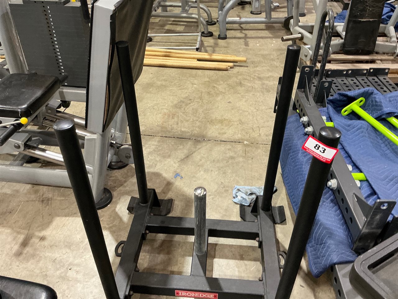 Ironedge Weight Sled, Steel Frame with Twin Uprights and Loading Post