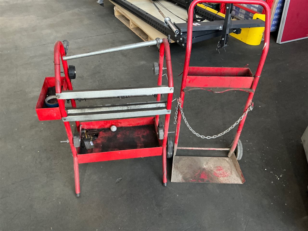Paper Dispenser Trolley and Oxy Bottle Trolley