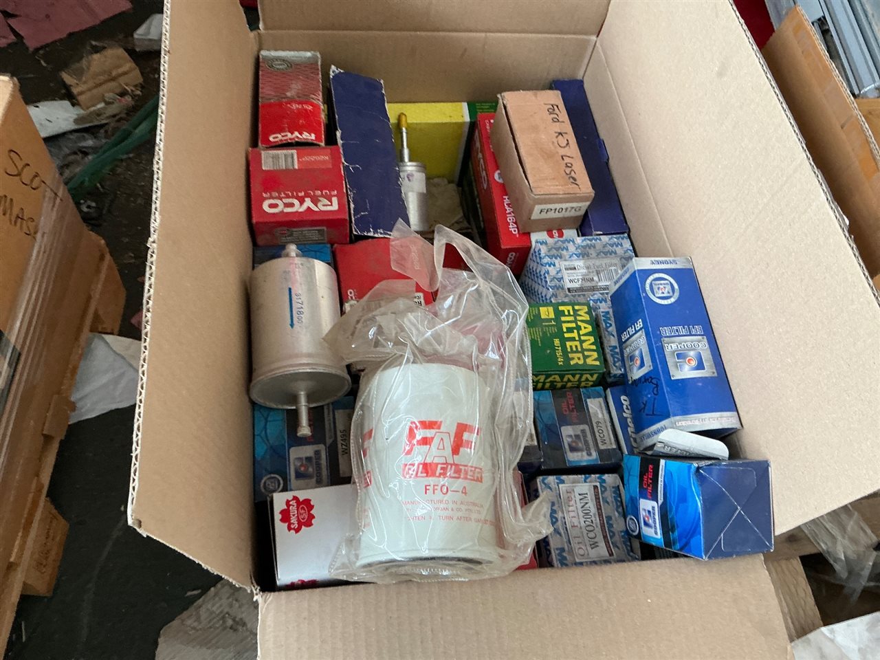 Large Quantity of Filters Includes Oil  Filters, Fuel Filter and Air Filters