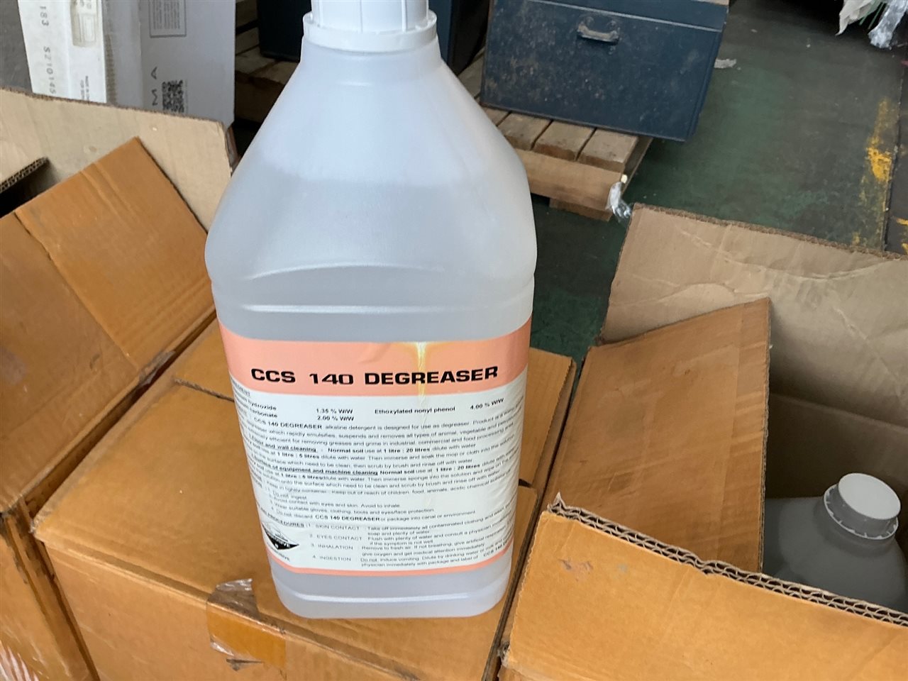 Degreaser / Hard Surface Cleaner Quantity of 4  @ 3.8 Litre