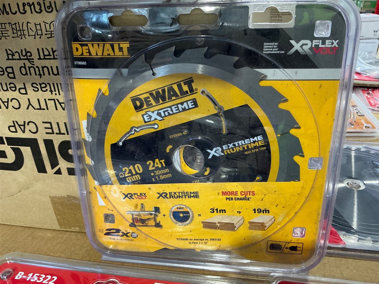 Dewalt Timber Circular Saw Blade -210 mm - Quantity of 1