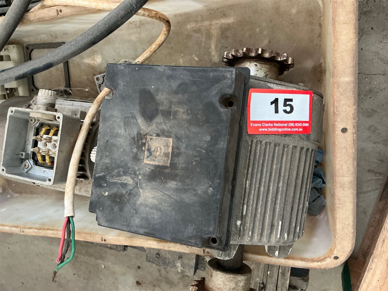 Geared Reduction Electric 240 V  - Not Tested - Collect From Penfield Gardens )