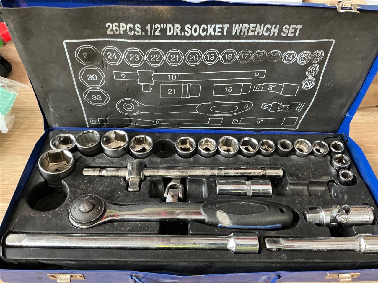Part Socket Set - Metric ½” Drive