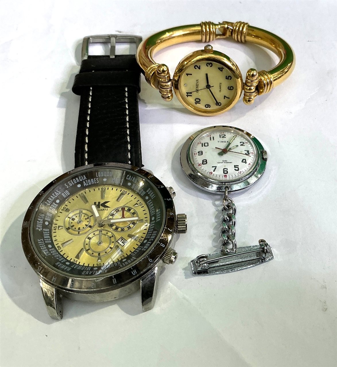 Watches x 2 and Fob Watch