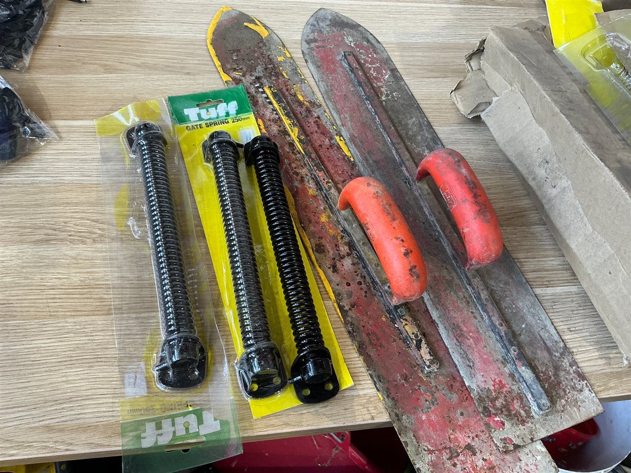Concrete Trowels and Gate Springs