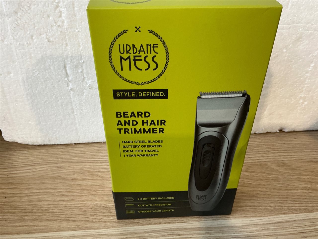 Beard and Hair Trimmer Urbane Mess