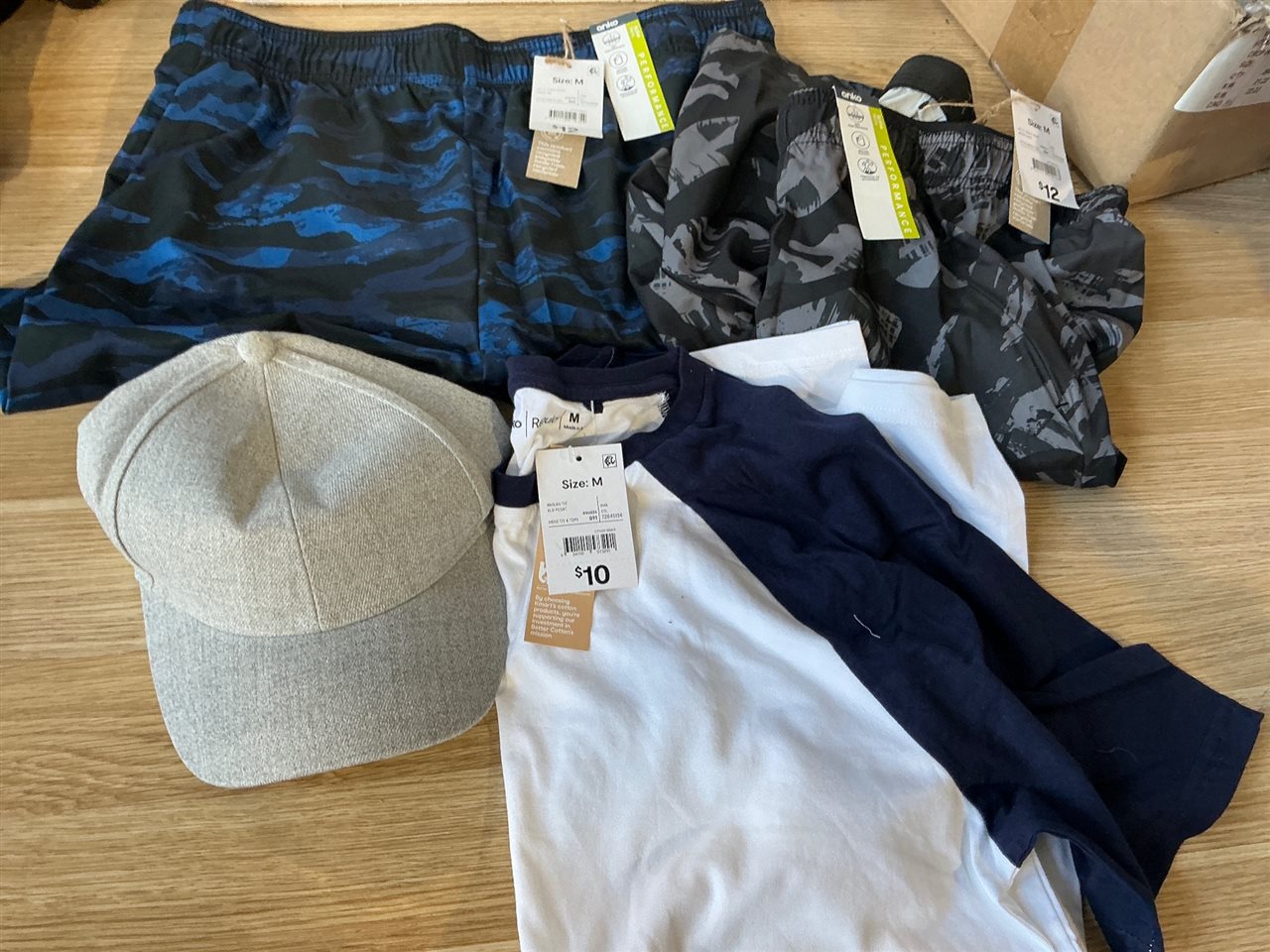 Anko.Cap , 2 Pr. Shorts Size M , and T Shirt Size M