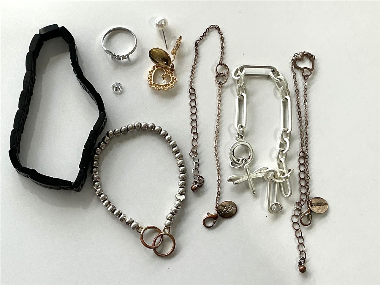 Costume Jewellery - Coloured Stone, Ring, Bracelets and More