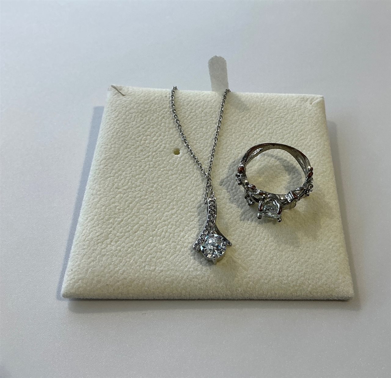 Costume Jewellery - Necklace with Pendant and Ring