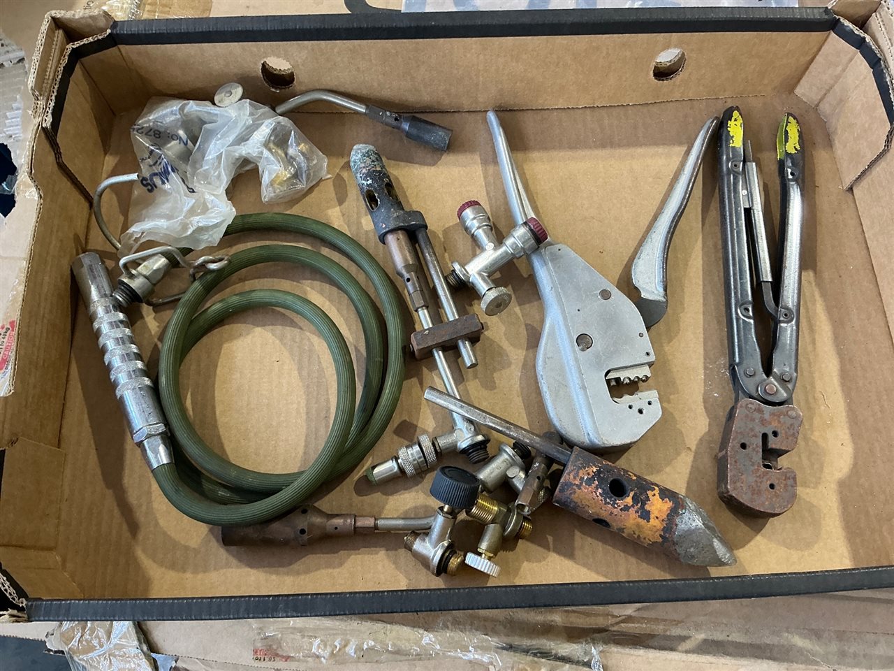 Cable Crimpers ,Gas Torch and Soldering Iron