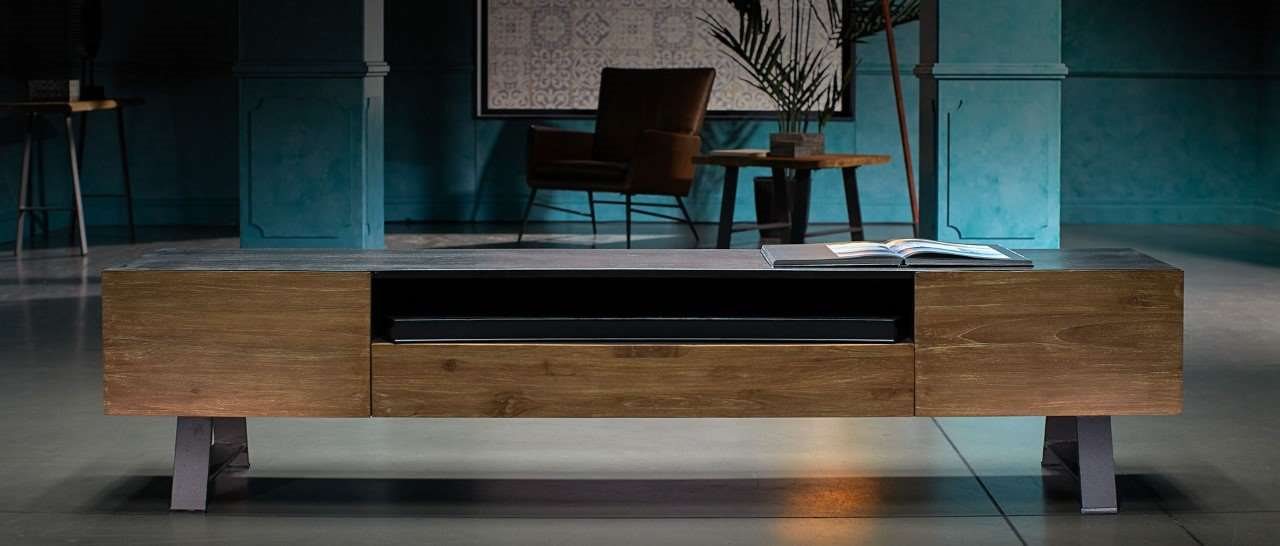 Krakatau TV Cabinet Teak Wood 2DR/1DRAWER, No Legs Available, RRP $2290