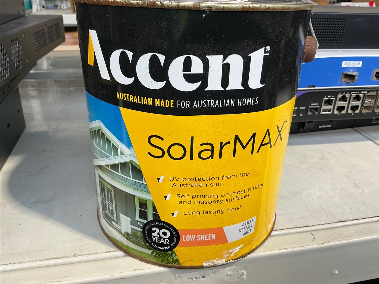 Accent Solar Max - Gloss - White  - 4 Litre