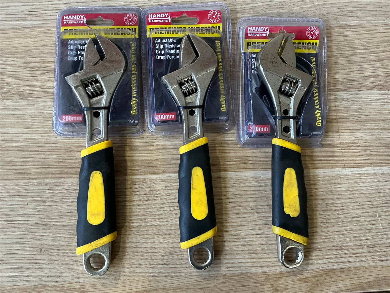 Adjustable Wrench - Quantity of  3