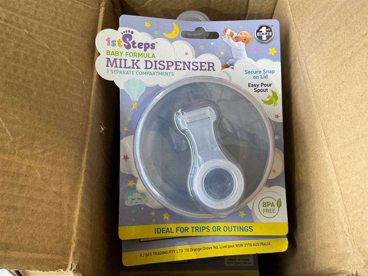 Babies Milk Formula Powder Dispensers. - Carton of 12