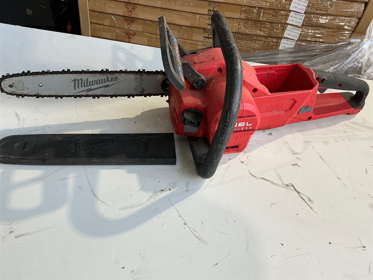 Milwaukee Cordless M18 Chainsaw - FCHS - Not working - Suit Parts -No Battery