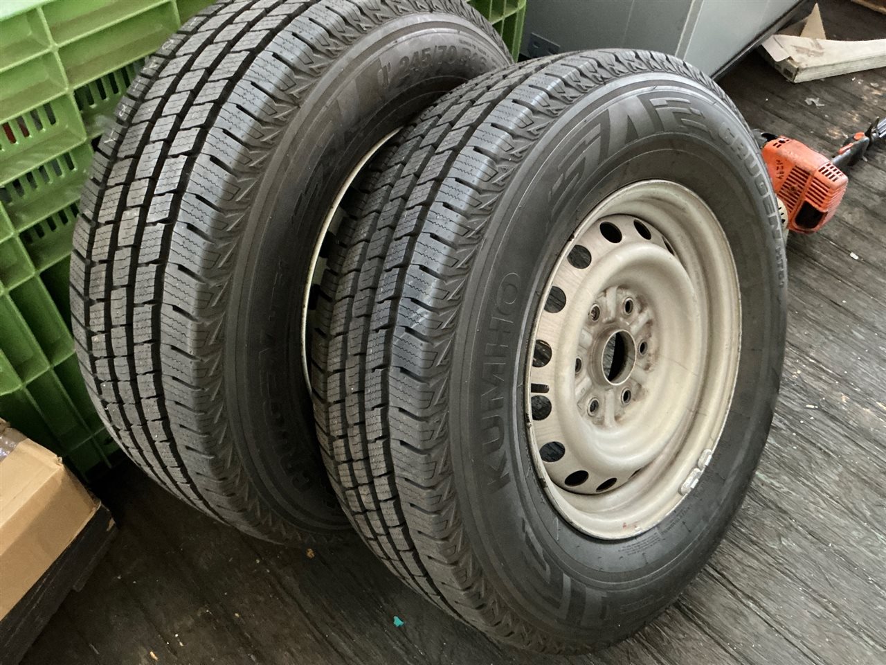 Mitsubishi Triton Wheels  x 2 - Tyre Size 245/70 R16” -6 Stud Rims -Sold As Is