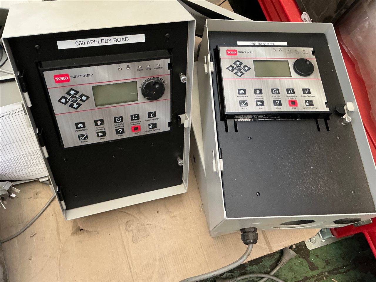 Toro Sentinel  Irrigation Controller-Qty of 2 - Sold  Is - Not Tested