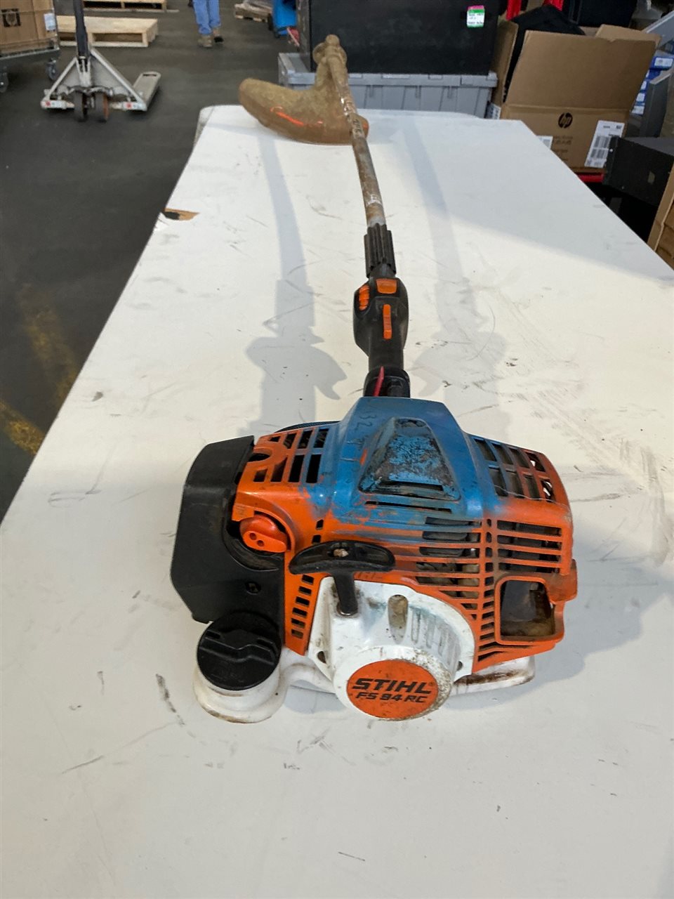 STIHL  Line Trimmer - Model FS 94 RC - Bent Shaft  -Missing Spool Sold As Is-