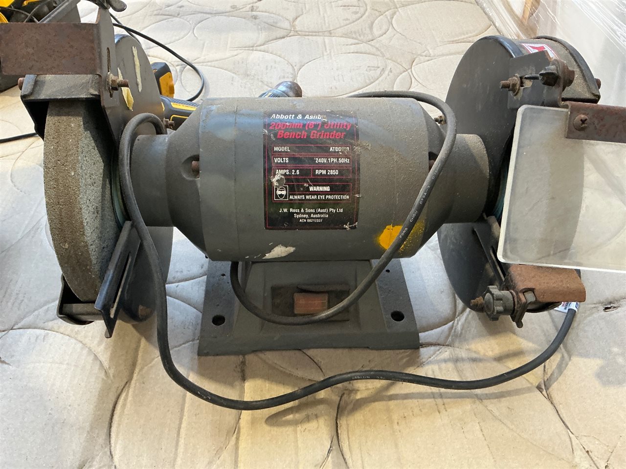 Bench Grinder 8 Inch Abbott and Ashby