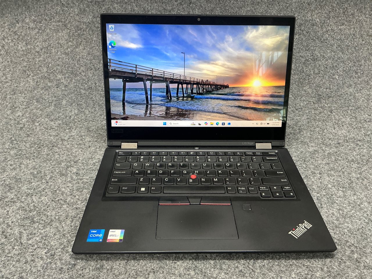 Lenovo 20VKCTO1WW ThinkPad L13 Yoga Gen 2 - Intel Core i5-1135G7, 16 GB RAM, 256GB NVMe SSD with Adapter