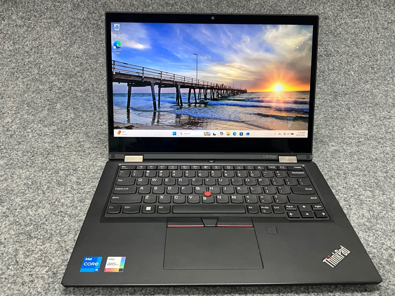 Lenovo 20VKCTO1WW ThinkPad L13 Yoga Gen 2 - Intel Core i5-1135G7, 16 GB RAM, 256GB NVMe SSD with Adapter