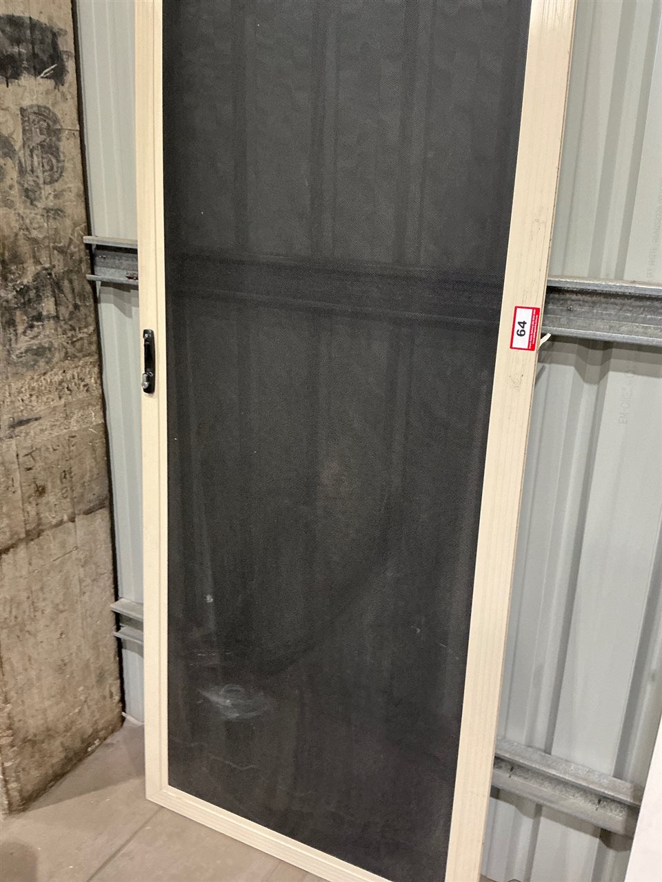 Security Mesh Screen Sliding Door 905mm W x 2055mm H (Located At Wingfield)