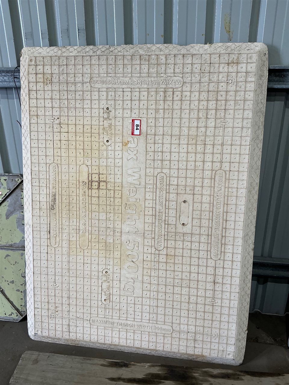 500kg Rated Pit Cover 1200mm W x 1600mm D (Located At Wingfield )