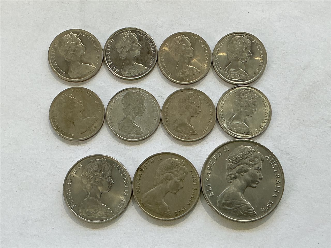 Australian & New Zealand Coins – Quantity of 11