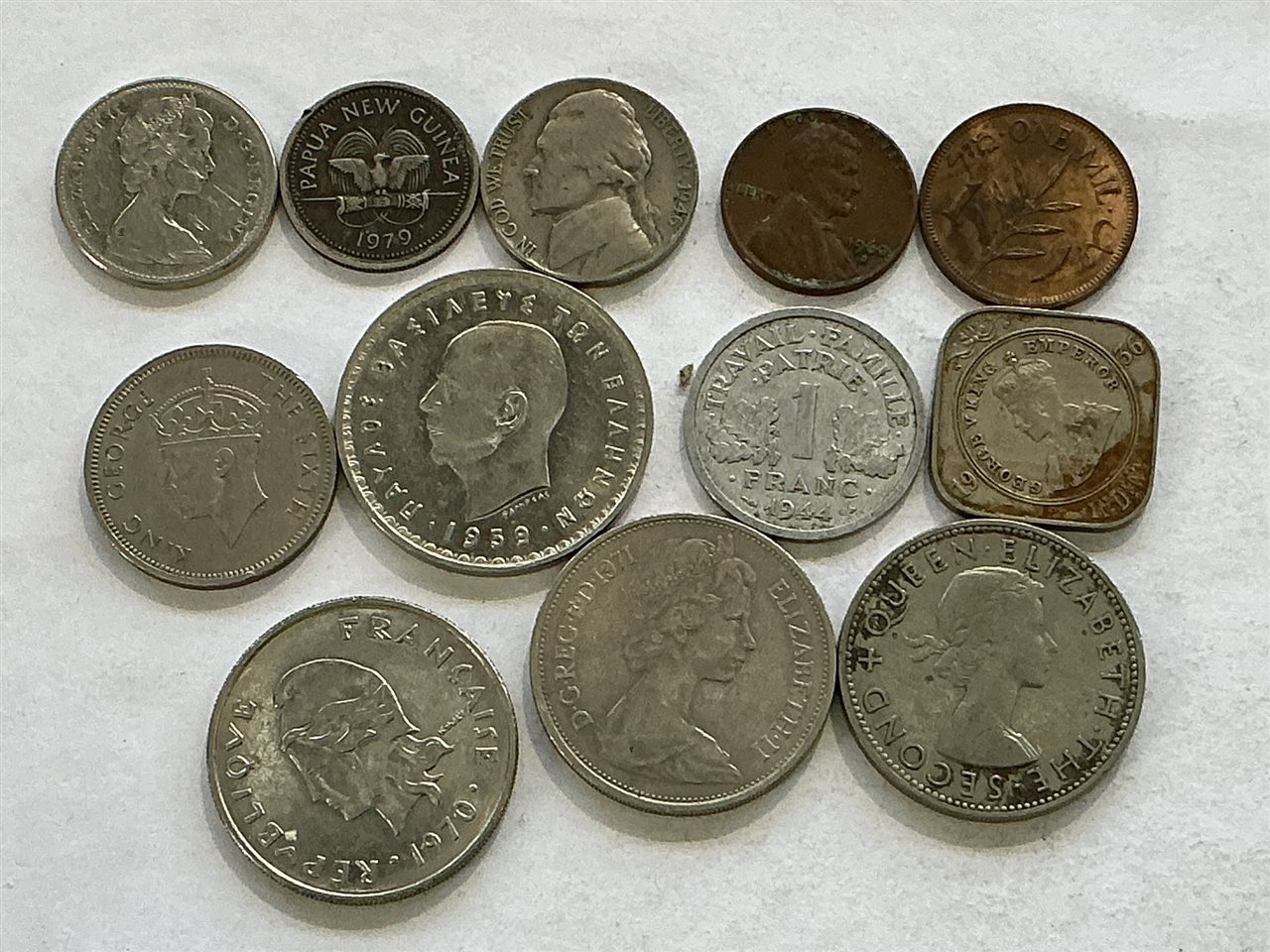 World  Coins - Quantity of 12