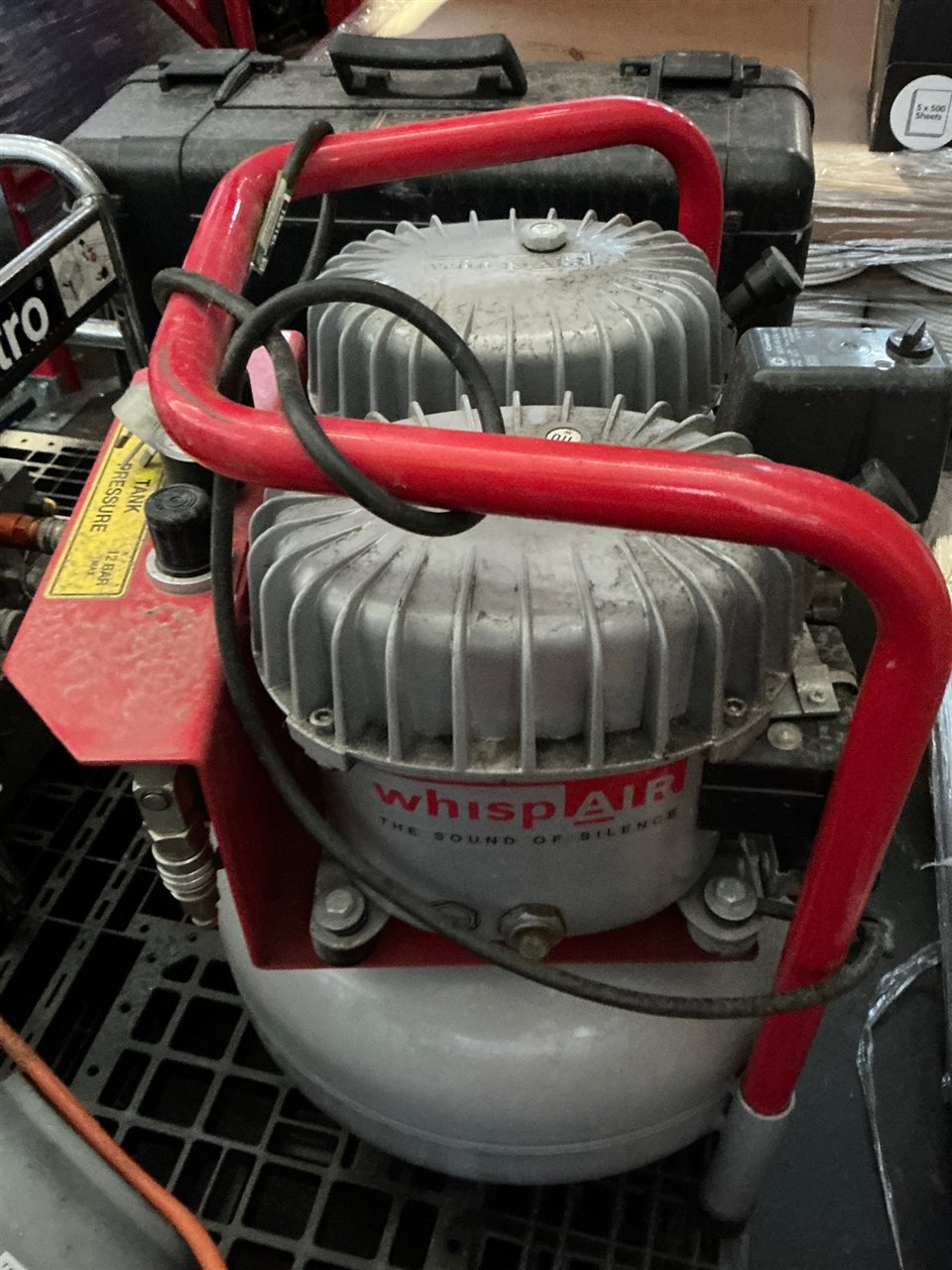 Whisp Air - Compressor -240 Volt Moel -CW 50X2/24ALH   Not Tested - Sold As Is