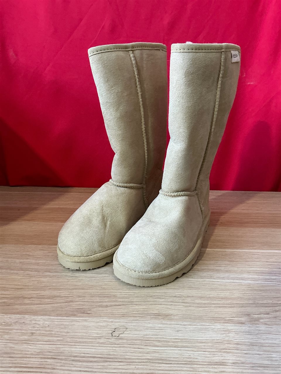 Aust Size 5 (USA Mens 6 / USA Ladies 7) UGG Boots, Long Pull On, Sand Colour, Sold Per Each