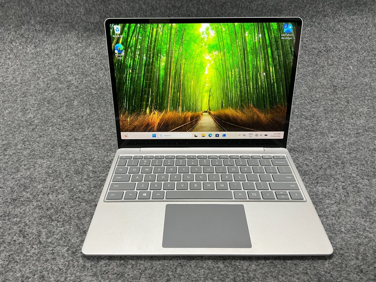Microsoft Corporation Surface Laptop Go, Intel Core i5-1035G1 CPU, 16 GB RAM, 256GB NVMe SSD with Adapter