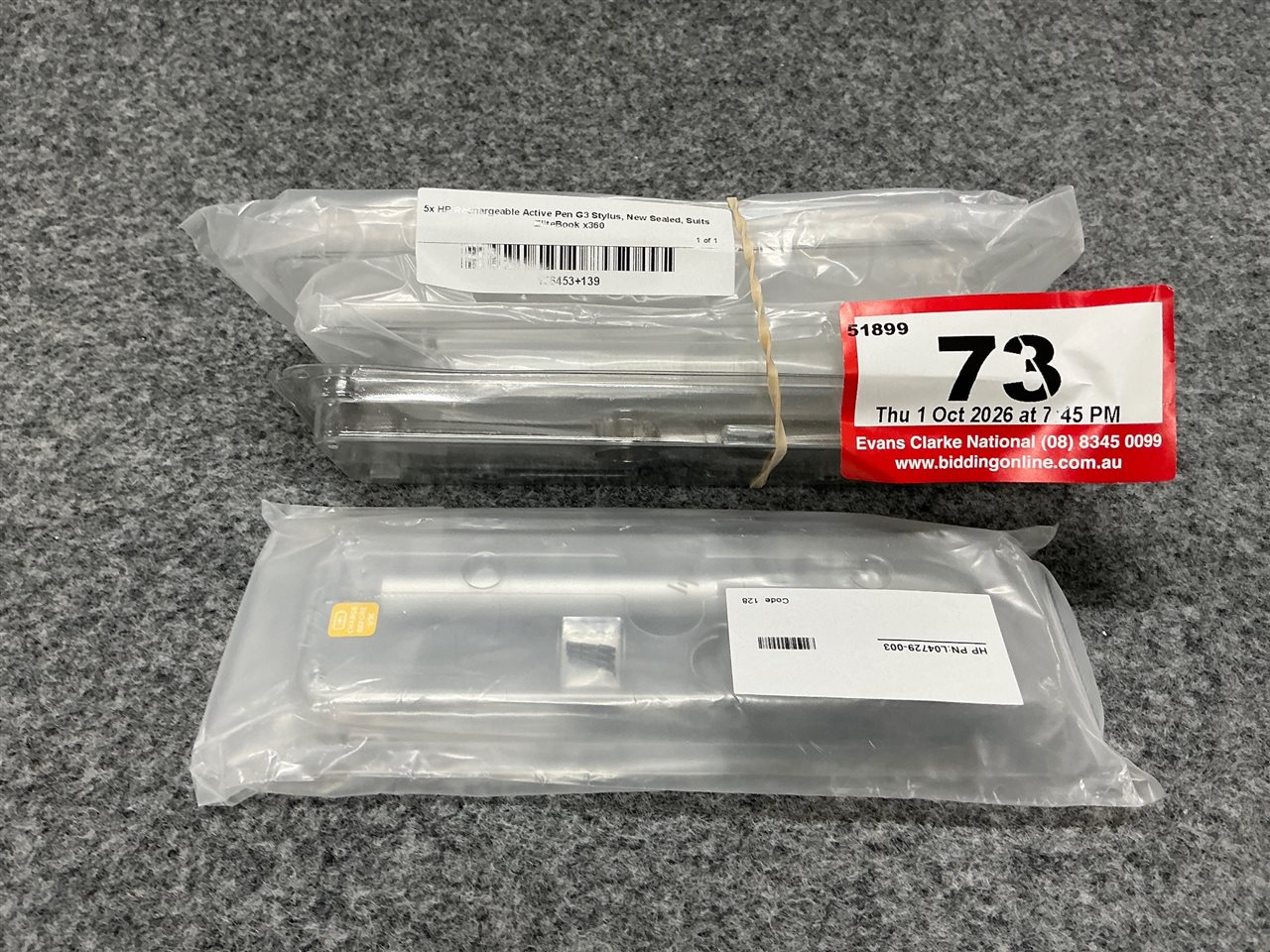 5x HP Rechargeable Active Pen G3 Stylus, New Sealed, Suits EliteBook x360