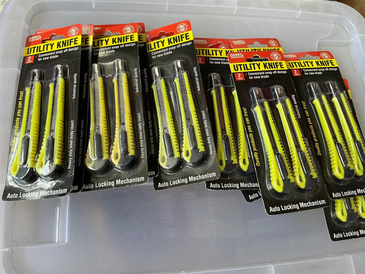 Utility Knife 2 Pack - Quantity of  12