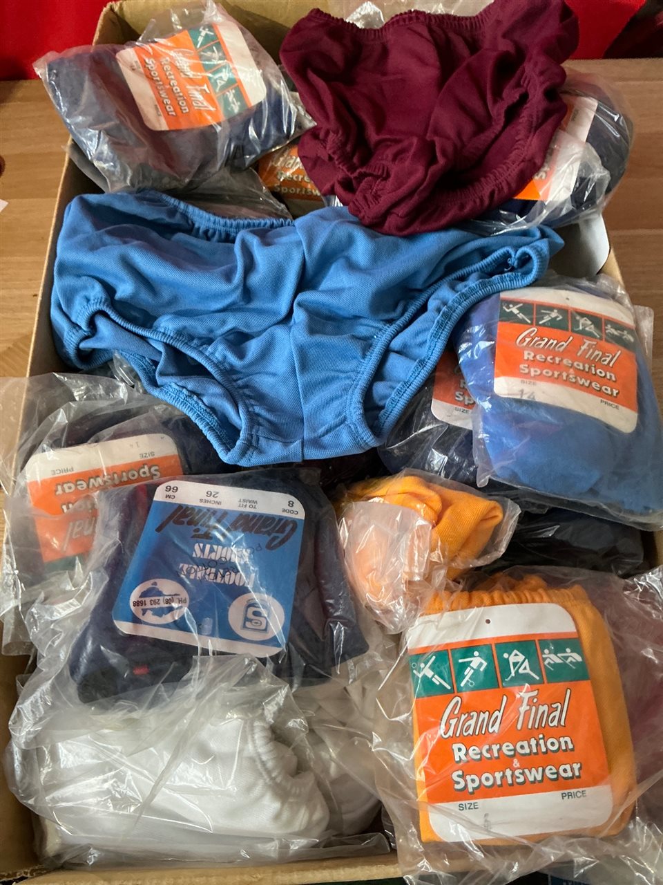 Netball Under Pants  - Grand Final -Mixed Colours  - -Approx  Quantity  of 50