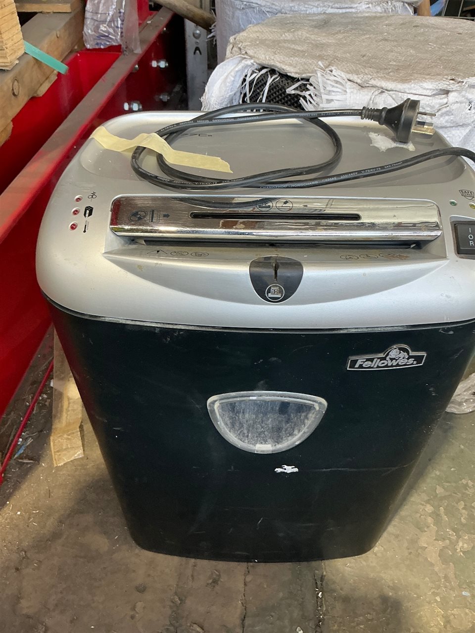 Fellows Paper Shredder