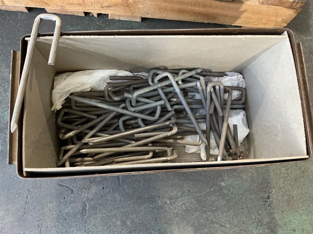 Box of Steel Pegs