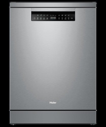 Haier 600 Series 15 Place Freestanding Dishwasher with Steam, Satina, Model Number: HDW15F3S1 - RRP $1,199