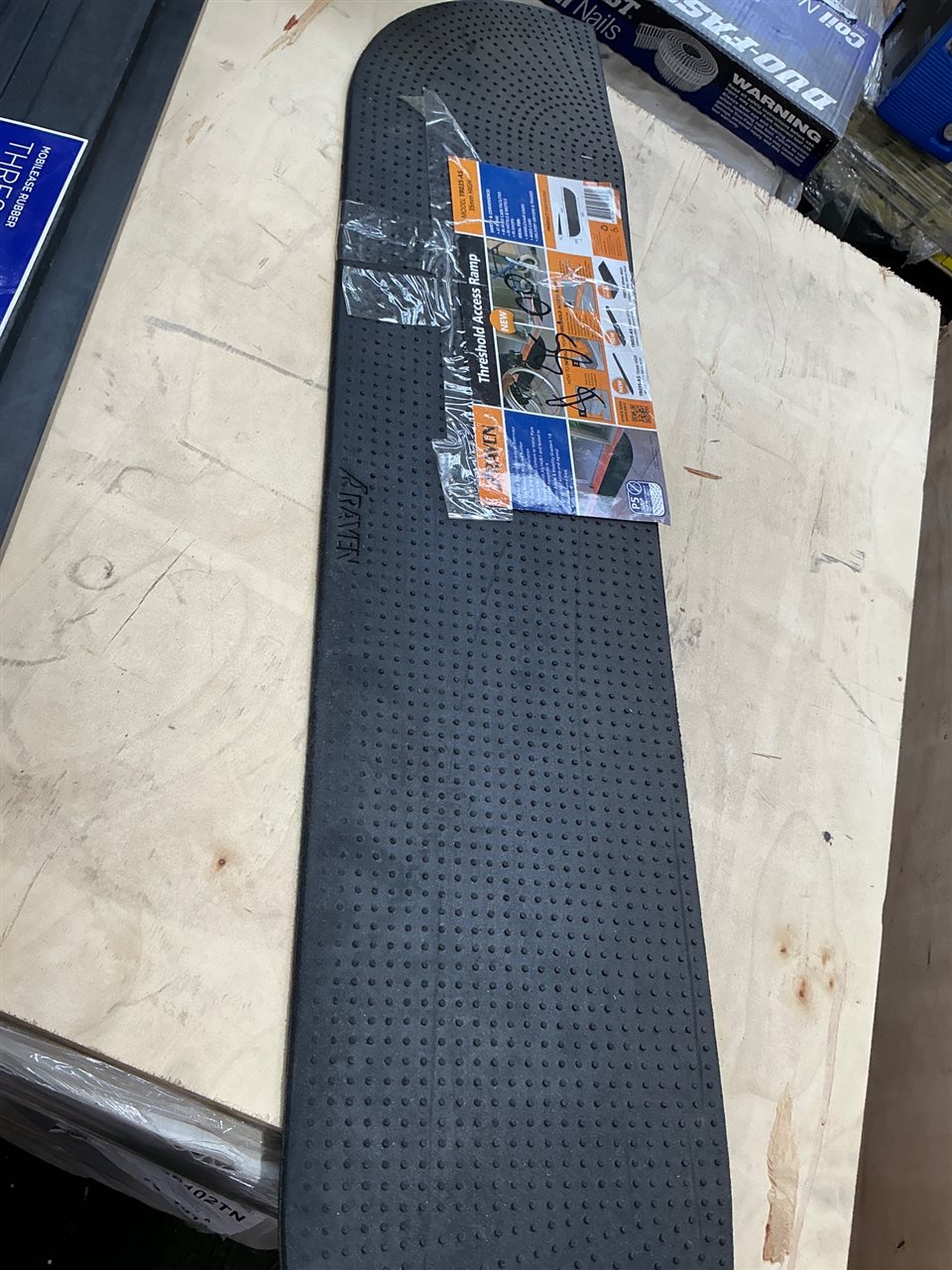 Threshold Access Ramp- , Rubber -1320 mm Wide x 820 x 250