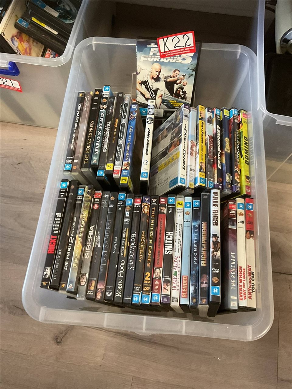 Mad Max, Kenny, Hunger Games, Lots Of Great DVDs