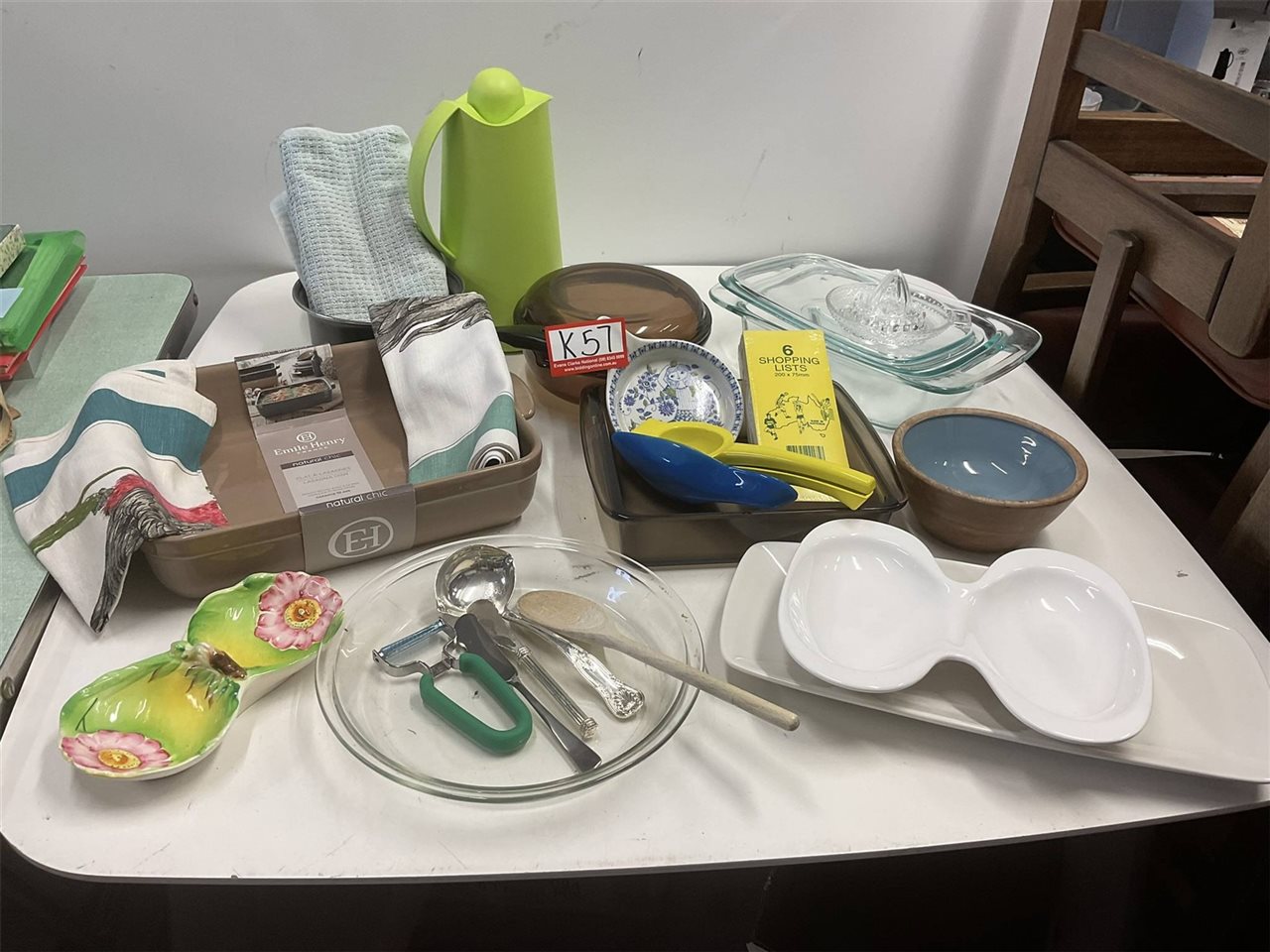 Kitchenware, Casseroles, Lasagna Dish, Tools Etc